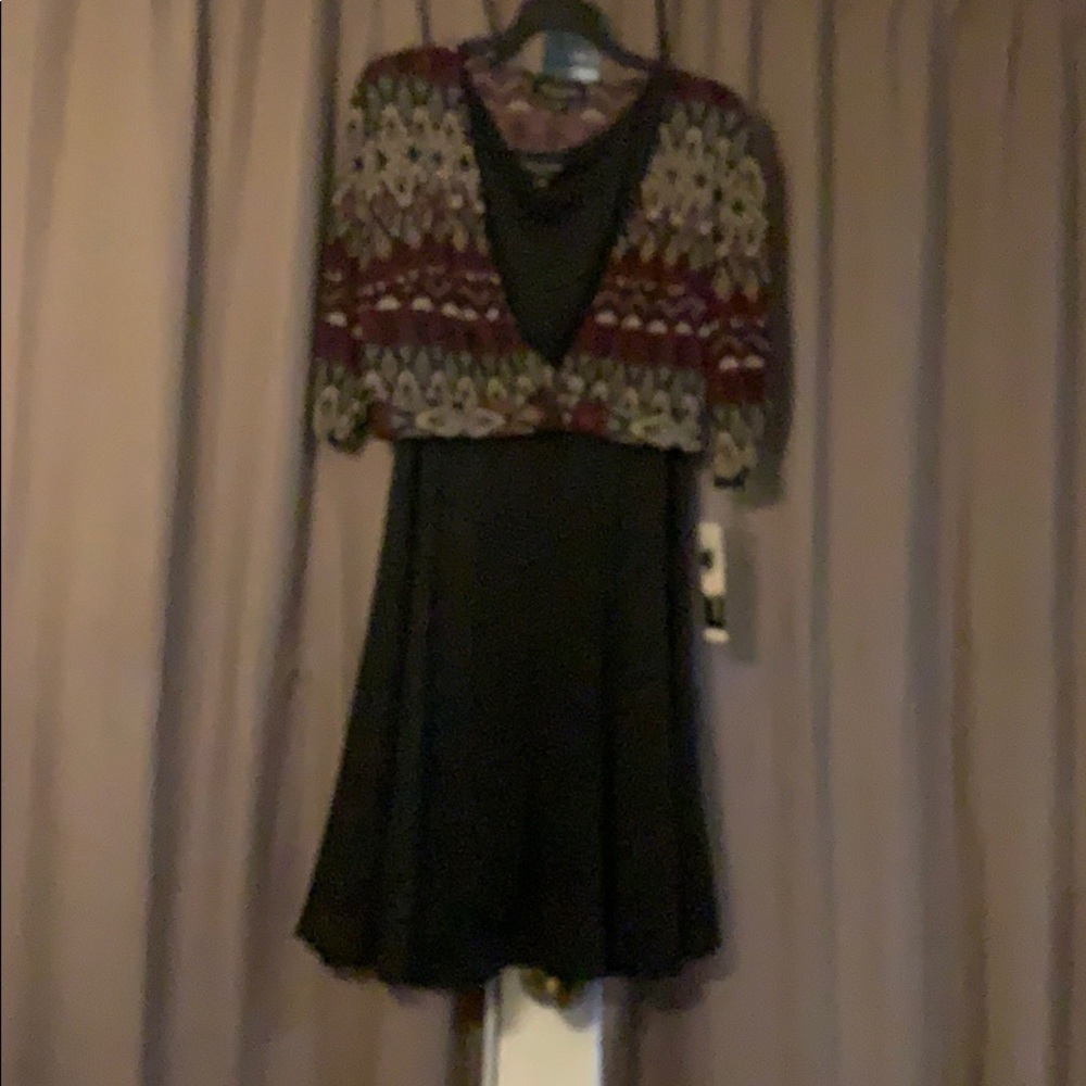 Dress with lightweight jacket